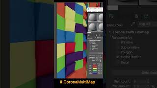 CoronaMultiMap 3ds Max shorts [upl. by Goltz]