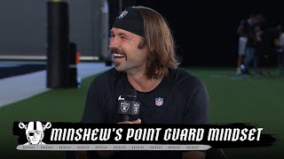 ‘We Have a Chance To Be Very Special’ Gardner Minshew on the Raiders Offense  Raiders  NFL [upl. by Adnoyek863]