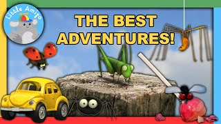 Minuscule  The Best Adventures  Spider 🕷️ Ladybug 🐞 Grasshopper 🦗 and More 🌿  Little Amigo [upl. by Maren]