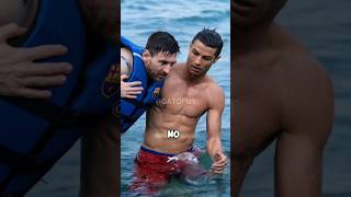 Ronaldo Rescato a Messi casi se Ahoga [upl. by Rimisac540]