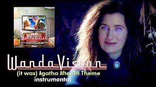 Agatha All Along Karaoke Style Theme Instrumental with Lyrics [upl. by Delle]