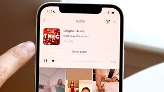 How To Save AudioMusic On Instagram 2022 [upl. by Oremor4]