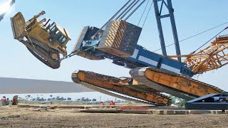 Extreme Dangerous Fails Biggest Crane Compilation  Heavy Equipment Gone Wrong [upl. by Yniatirb]