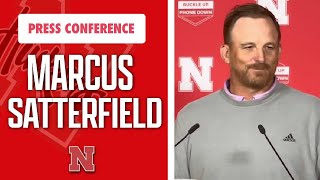 Nebraska Football OC Marcus Satterfield meets with the media on Tuesday ahead of fall camp I GBR [upl. by Bryce]