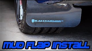 Rally Armor Mud Flaps Install on a 2018 Subaru STI [upl. by Tedda]