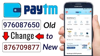 Paytm Phone Number Change  How to Change Paytm Mobile Number in Hindi 2023  Humsafar Tech [upl. by Castle909]