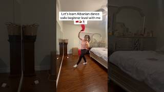 Albanian dance beginner level valle tutorial part 2 Albanianvalledance maya [upl. by Groh356]