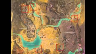 Guild Wars 2 Iron Marches Interactive Vista Map  Guide [upl. by Vipul]