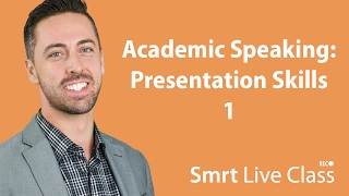 Academic Speaking Presentation Skills 1  English for Academic Purposes with Josh 35 [upl. by Ezarra159]