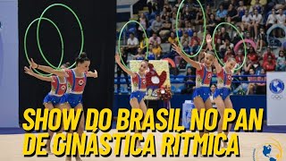 BRASIL é OURO no CONJUNTO GERAL no PANAMERICANO JUVENIL de GINÁSTICA RÍTMICA [upl. by Dinah]