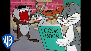 Looney Tunes  Tazs Cooking Menu  Classic Cartoon  WB Kids [upl. by Ahsekyt193]