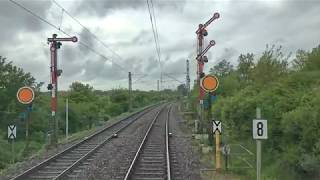 Führerstandsmitfahrt Karlsruhe  Wörth  Germersheim  Ludwigshafen [upl. by Idnat]