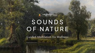 Sounds of Nature  45 Minute Guided Meditation for Wellness  ASMR [upl. by Wallace]