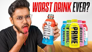 Trying PRIME Hydration in India 🇮🇳 Trying YouTubers Brand 1  TECHOOB [upl. by Heriberto]