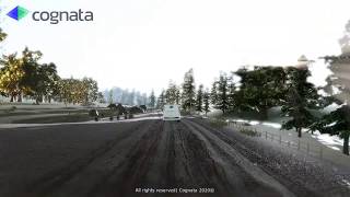 OffRoad Scenario Cognata Simulation Platform [upl. by Zeb854]