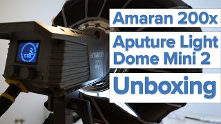 How Bright Is The Amaran 200x And The Aputure Light Dome Mini 2 [upl. by Adnawak993]