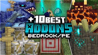 10 MEJORES ADDONS que PUEDES ENCONTRAR para MINECRAFT 121 BedrockPE MODS PARA MINECRAFT PE [upl. by Jennilee383]