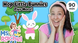 Hop Little Bunnies Hop Hop Hop  More Ms Rachel Nursery Rhymes amp Kids Songs [upl. by Annawek269]