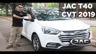 Jac T40 CVT 2019  Avaliação Completa  Carros Lab [upl. by Aradnahc]