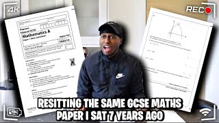 Resitting The Same GCSE Maths Paper i sat 7 Years Ago [upl. by Alyakem]