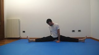 Esercizi di stretching a terra per le gambe  tutorial  migliorare elasticità spaccata split [upl. by Hamforrd]