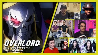 OVERLORD ALL OPENINGS  REACTION MASHUP😱 [upl. by Belsky]