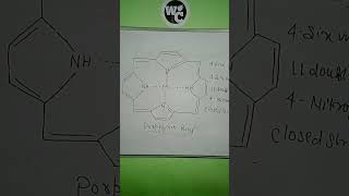 Porphyrin ring structure chemistry bioinorganic shortsvideo shorts youtubeshorts trending [upl. by Baun]