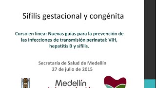 Sífilis gestacional y congénita [upl. by Neural]