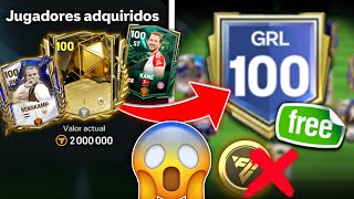 LA PLANTILLA MAS BARATA PARA LLEGAR FACIL A 100 DE GRL EN FC MOBILE 😱🔥 [upl. by Bradwell1]