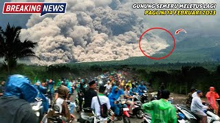 Gunung Semeru Meletus Luncurkan Awan Panas 800M Pagi ini Warga Lumajang Pasrah Letusan Bertubi2 [upl. by Aicad]