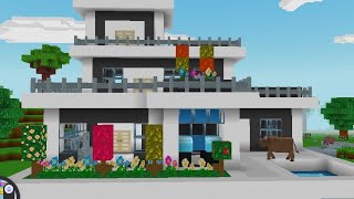 quotBuilding a Dream Bungalow in Block Craftquot 🏰  How to build a Dream Bungalow  Block Craft 3D [upl. by Schapira]