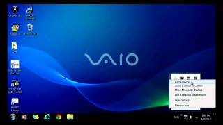 VAIO® PC  How to connect a Bluetooth device [upl. by Mosora]