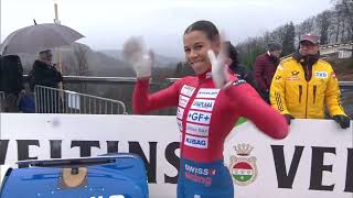 IBSF 2 woman bobsleigh Heat 1 Winterberg 20222023 Worldcup 4 [upl. by Oicirbaf]