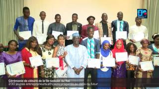 Cérémonie de clôture de 5e session du Yali 230 jeunes entrepreneurs africains préparés au dé [upl. by Cheadle115]