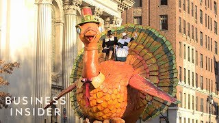 The History Of Macys Thanksgiving Day Parade  Business Insider [upl. by Enywtna]