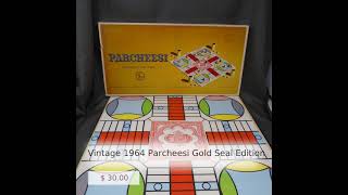 Vintage 1964 Parcheesi Gold Seal Edition [upl. by Fakieh97]