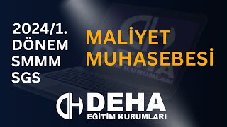 20241 DÖNEM STAJA GİRİŞ SINAVI MALİYET SORU ÇÖZÜMÜ [upl. by Yaker]