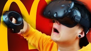 ВИРТУАЛЬНЫЙ МАКДОНАЛЬДС  ИВАНГАЙ  HTC Vive Job Simulator [upl. by Rochette813]