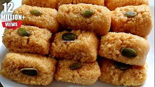 Milk Cake Recipe  Perfect Alwar Ka Mawa Halwai Style  Kalakand Indian Sweet Recipe [upl. by Aurora]