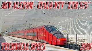 L AGV e gli ETR 575 Italo di NTV [upl. by Launce]