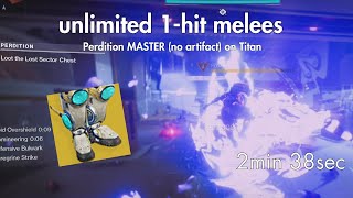 Perdition Lost Sector S23  Master 2min38sec  Titan  no artifact  Peregrine strats [upl. by Nnaid732]