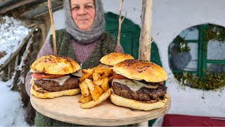 Homemade Lamb Burger Perfect Recipe for Meat Lovers 🍔 🔥 [upl. by Irreg]