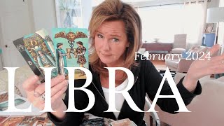 LIBRA  Whats REALLY Going On HERE  February 2024 Zodiac Tarot Reading [upl. by Ylrac]