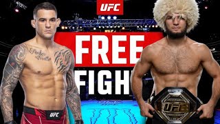 POIRIER vs KHABIB NURMAGOMEDOV  FULL FIGHT  ufc mma [upl. by Nocaed261]