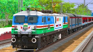 16734 Okha  Rameswaram Weekly Express  Indian Train Simulator gameplay  RAILROAD  NTG GAMING [upl. by Dlonra]