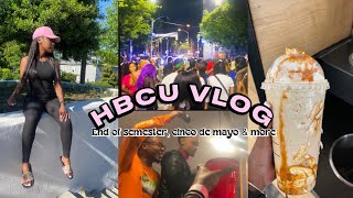 HBCU VLOG  End of the semester cinco de mayo amp more [upl. by Yesllek]