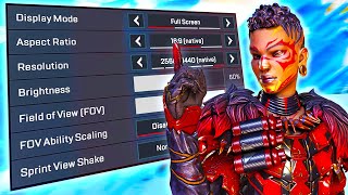 BEST APEX LEGENDS SETTINGS SEASON 20 FULL GUIDE IMPROVE FPS IMPROVE VISIBILITY [upl. by Krishna]