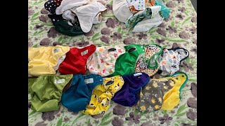 Cloth Diaper Review Best Bottom Covers and Osocozy Prefolds [upl. by Notserk248]