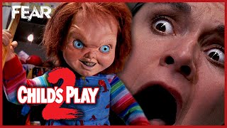 Childs Play 2 1990 Movie Reaction FIRST TIME WATCHING [upl. by Karlin]