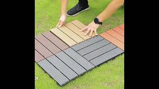 WPC DIY DECKING Tile  LEADING COMPOSITE DECKING TILES MANUFACTURER amp SUPPLIER IN CHINA [upl. by Selima]